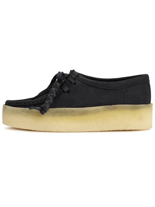 Wallabee Cup Nubuck Loafers Black - CLARKS - BALAAN 4