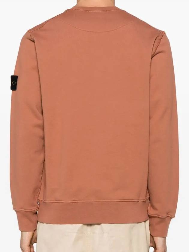 Wappen Patch Garment Dyed Sweatshirt Brown - STONE ISLAND - BALAAN 5