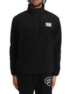 Logo Fleece Zip-Up Jacket Black - HUMAN MADE - BALAAN 2