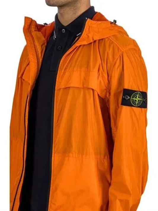 Crinkle Reps Hooded Jacket Orange - STONE ISLAND - BALAAN 2