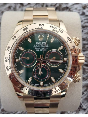 Rolex Daytona Hulk Green Gold Box 116508 20 Years - ROLEX - BALAAN 1