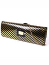 Striped leather clutch 444888 DK70M 1080 - BALENCIAGA - BALAAN 5