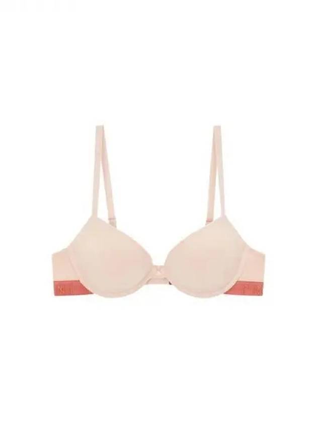 UNDERWEAR Women's Logo Band Microfiber Pushup Bra Skin 271118 - EMPORIO ARMANI - BALAAN 1