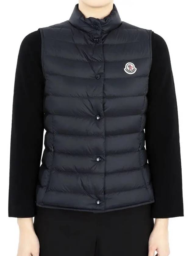 Kids LIANE Down Lightweight Padded Vest Navy 1A00085 595FE 778 12 14A Adults can be worn - MONCLER - BALAAN 1