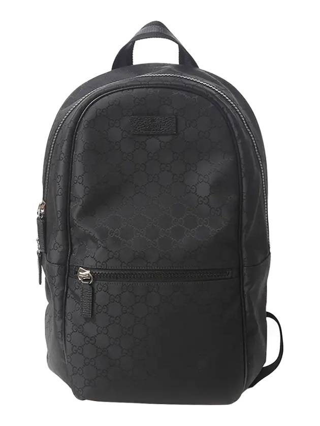GG Pattern Nylon Backpack Black - GUCCI - BALAAN.