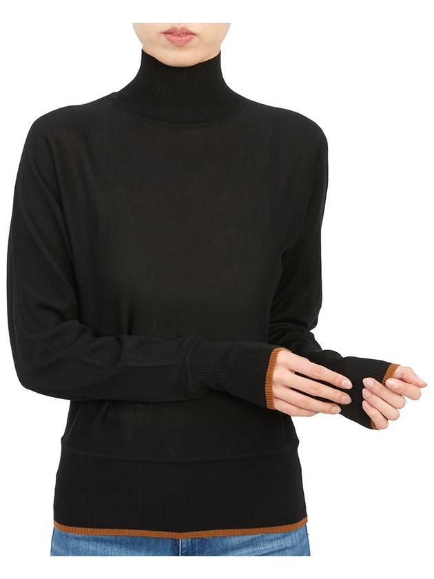 Women's Edukata Turtleneck Sweater Black - MAX MARA - BALAAN.