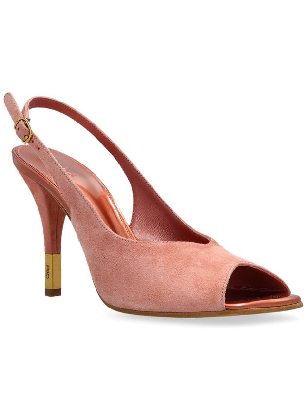 Chloé Heeled Shoes Flower, Women's, Pink - CHLOE - BALAAN 4