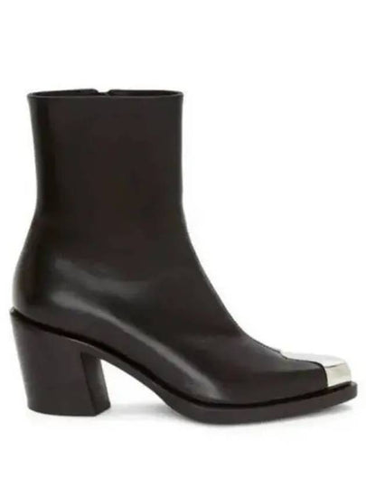 Silver Toe Ankle Middle Boot Heels - ALEXANDER MCQUEEN - BALAAN 2