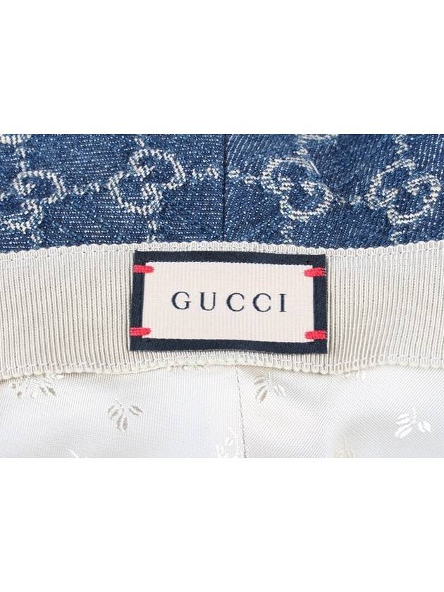 GG Denim Bucket Hat L M - GUCCI - BALAAN 7