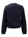 Fox Cotton Sweatshirt Navy - MAISON KITSUNE - BALAAN 4