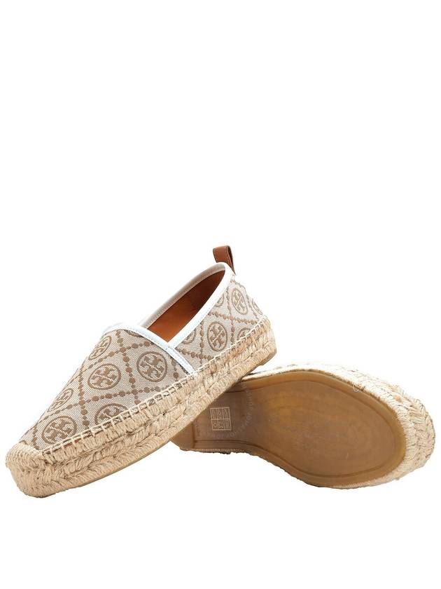 Tory Burch Jacquard T Monogram Logo Platform Espadrilles, Brand Size 6 ( US Size 6 ) - TORY BURCH - BALAAN 2