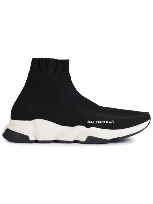 Speed Trainer  High Top Sneakers Black White - BALENCIAGA - BALAAN 3