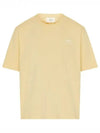 Alexandre Mattiussi Print Short Sleeve T Shirt Yellow - AMI - BALAAN 2