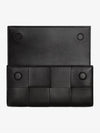 Intrecciato Flap Long Wallet Black - BOTTEGA VENETA - BALAAN 4