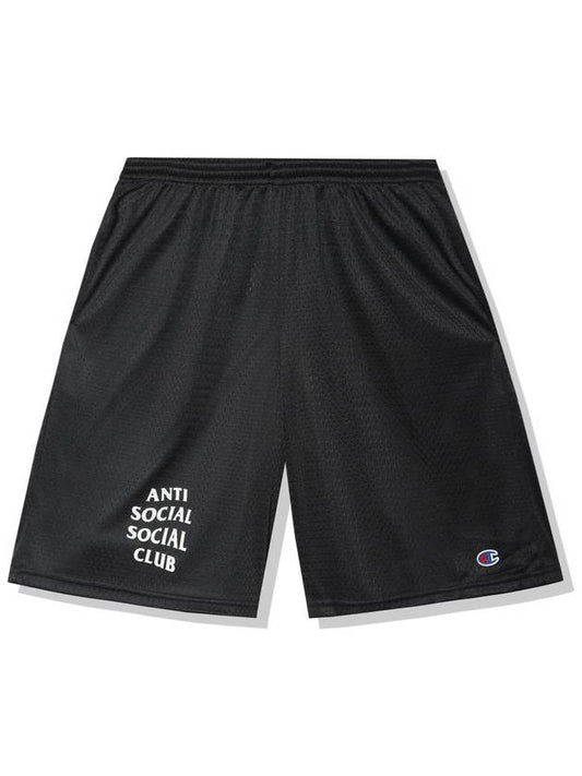 Sports Shorts Black - ANTI SOCIAL SOCIAL CLUB - BALAAN 1