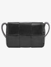 Cassette Small Leather Cross Bag Black - BOTTEGA VENETA - BALAAN 2