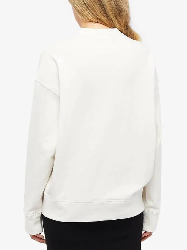 Women's Logo Cotton Sweatshirt Cream - JIL SANDER - BALAAN 5