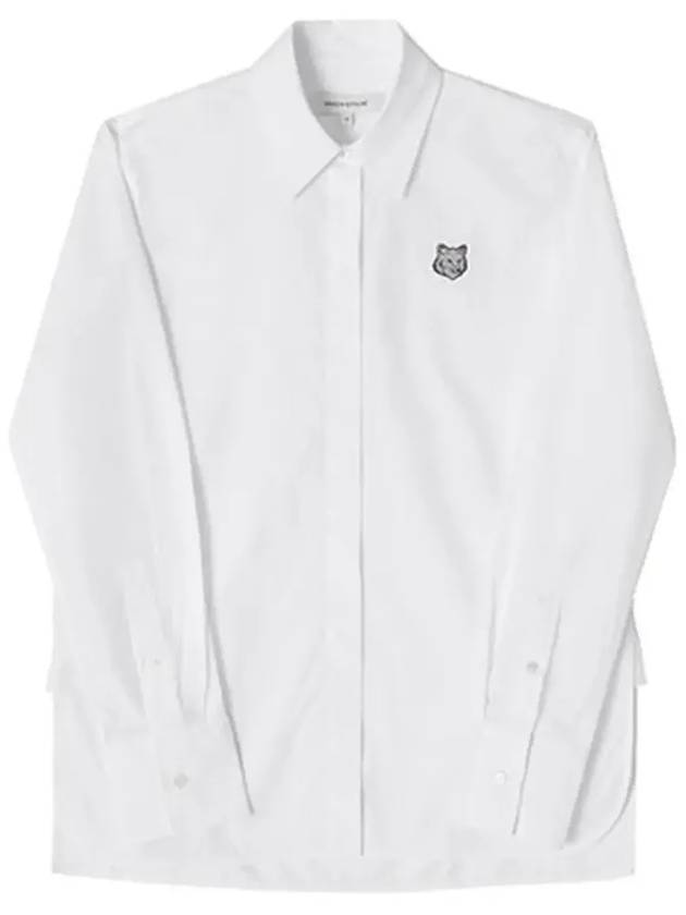 Women's Foxhead Oxford Shirt White - MAISON KITSUNE - BALAAN 5