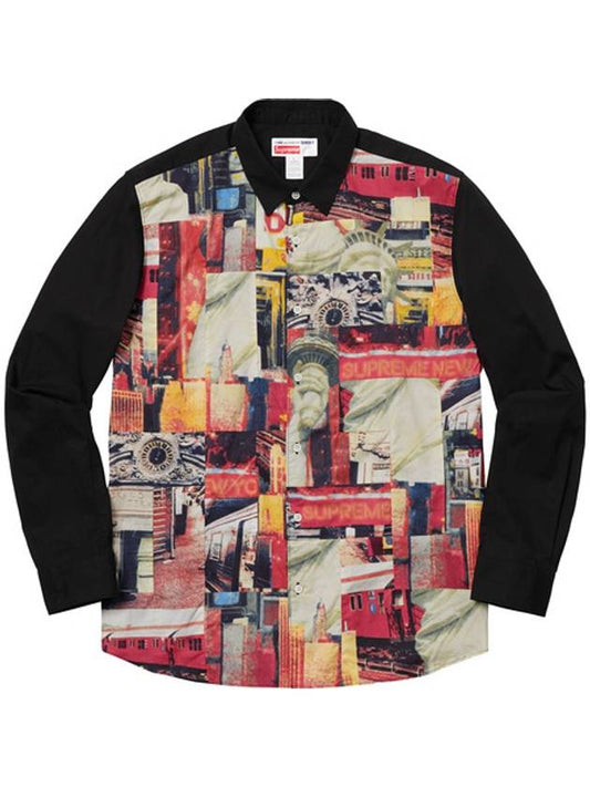 Comme des Garçons X Collaboration Comme des Garçons Patchwork Shirt - SUPREME - BALAAN 1