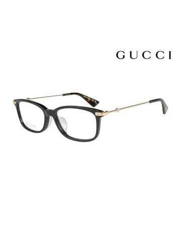 Glasses Frame GG0112OA 001 Square Acetate Men Women Glasses - GUCCI - BALAAN.