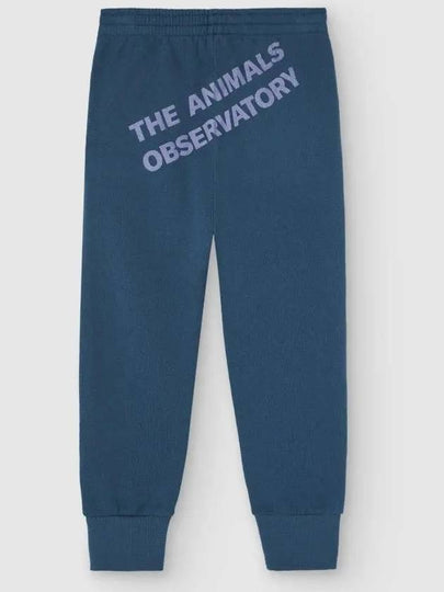 Kids Navy Symbol Panther Sweatpants F24029 316GC - THE ANIMALS OBSERVATORY - BALAAN 2