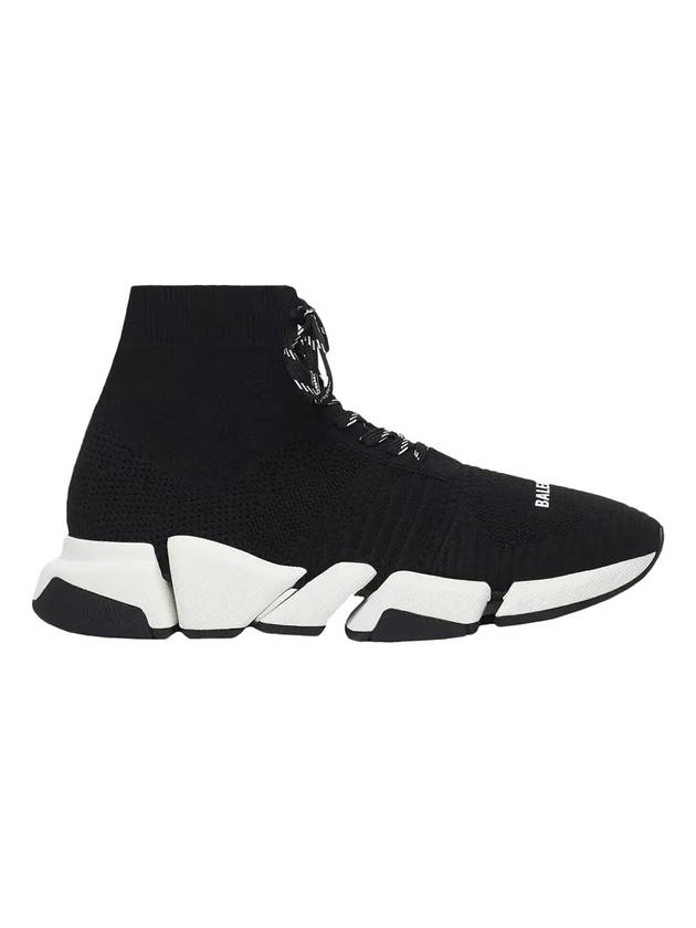 Speed ​​2.0 Lace-Up High-Top Sneakers Black - BALENCIAGA - BALAAN 1