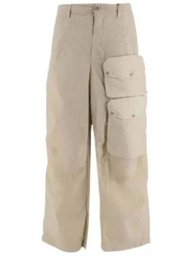 Pantalone Cargo Straight Pants Beige - TEN C - BALAAN 2