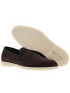 Summer Work Suede Loafers Brown - LORO PIANA - BALAAN.