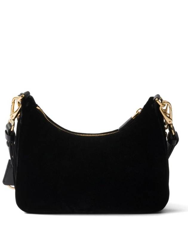 Re Edition Velvet Mini Bag Black - PRADA - BALAAN 6