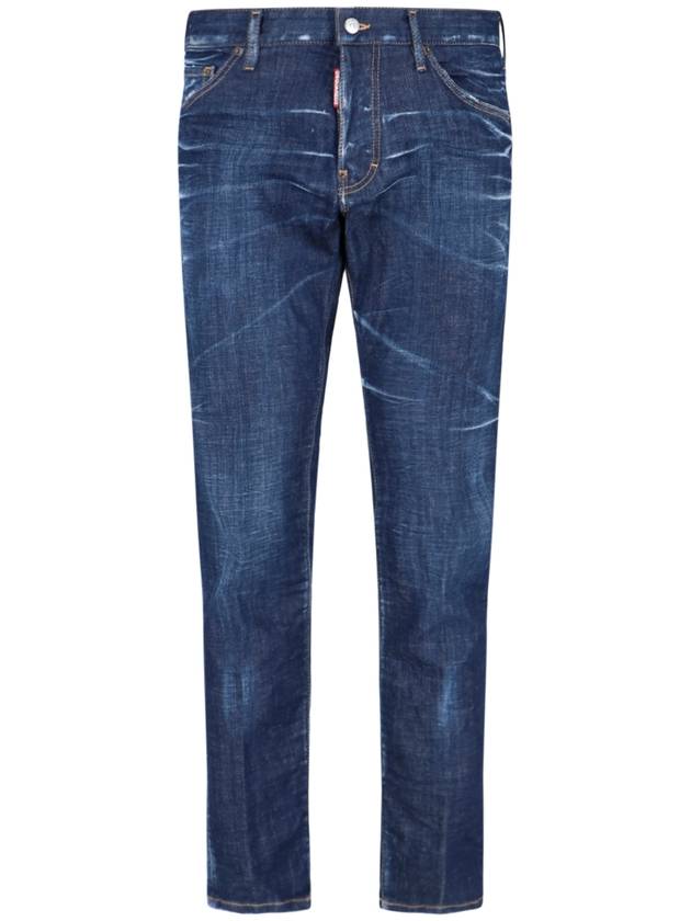 Men's Washed Maple Cool Guy Skinny Jeans Blue - DSQUARED2 - BALAAN 2