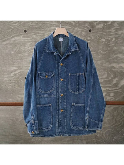 Coverall Denim Jacket Used Wash - ORSLOW - BALAAN 2