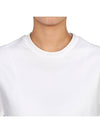 Crew Neck Cotton Short Sleeve T-shirt White - JIL SANDER - BALAAN 6