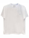 Feather Back Logo Short Sleeve T-Shirt White - WOOYOUNGMI - BALAAN 2