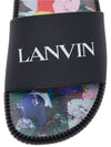 Lanvin Arpege Arpege Logo Slippers Black - GALLERY DEPT. - BALAAN.