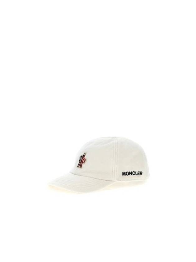 Grenoble logo patch ball cap white - MONCLER - BALAAN 3