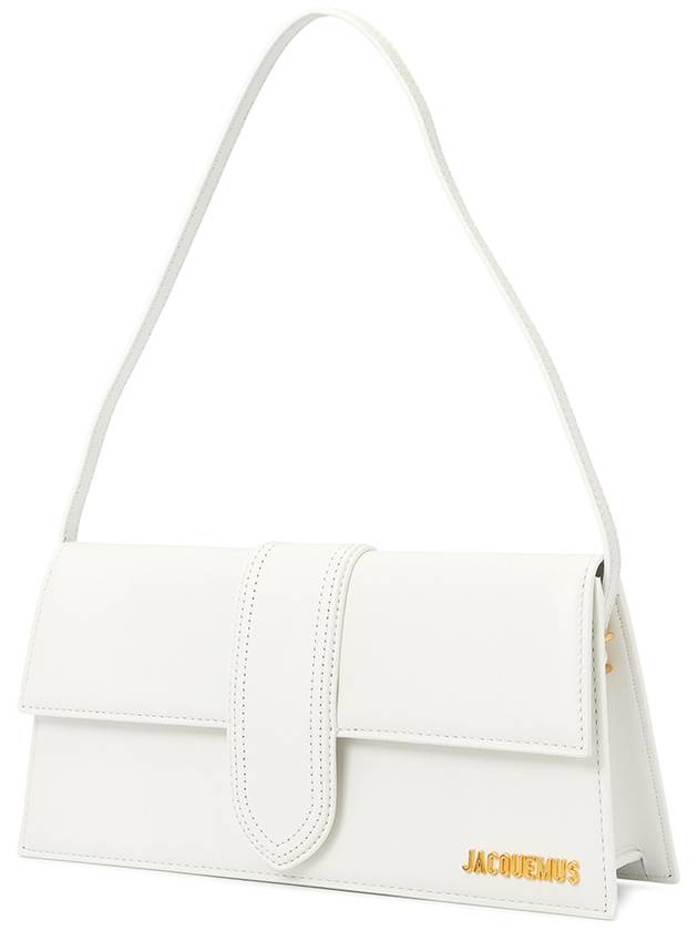 Le Bambino Long Flap Shoulder Bag White - JACQUEMUS - BALAAN 3