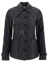 Diamond Quilted Thermoregulated Jacket Black - BURBERRY - BALAAN 2