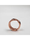 Olymp Ring Small Rose Gold S Size Noir H500058FD - HERMES - BALAAN 8