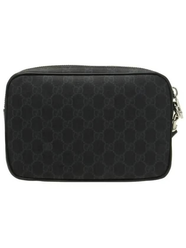 GG Supreme Canvas Pouch Black - GUCCI - BALAAN 4