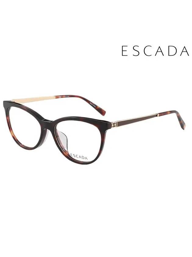 Glasses Frame VES A83F 0722 Round Acetate Men Women - ESCADA - BALAAN 1