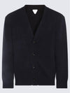 Classic Cashmere Cardigan Navy - BOTTEGA VENETA - BALAAN 3