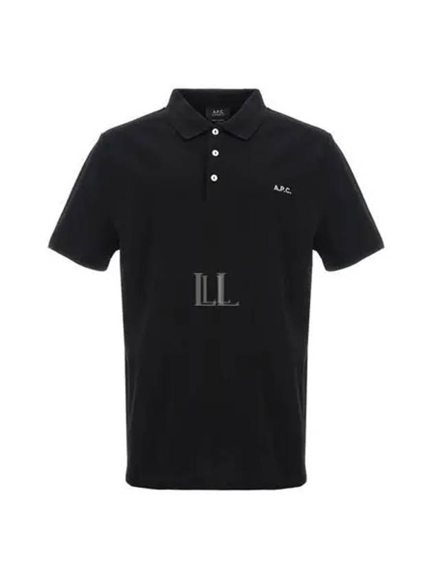 Carter Cotton Polo Shirt Black - A.P.C. - BALAAN 2