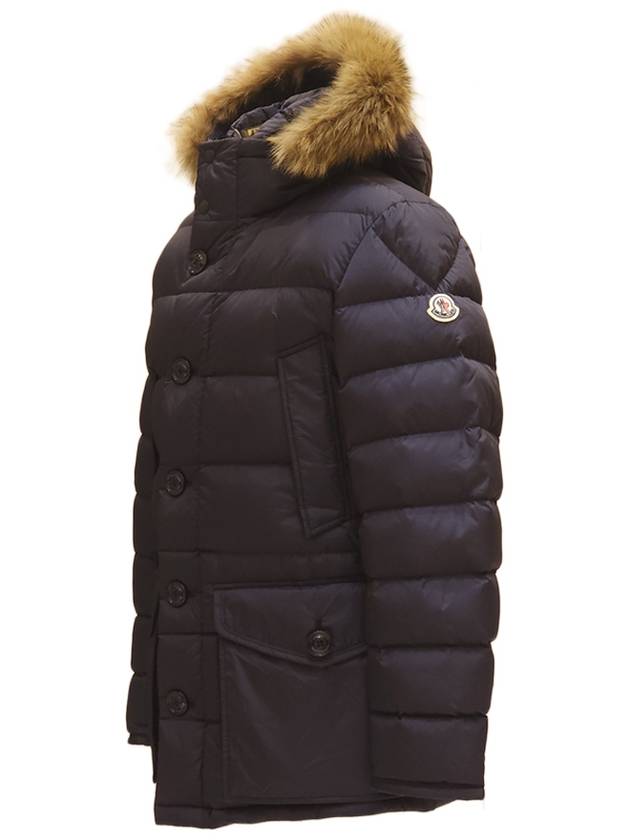 Men s CLUNY hooded short down jacket navy - MONCLER - BALAAN 3