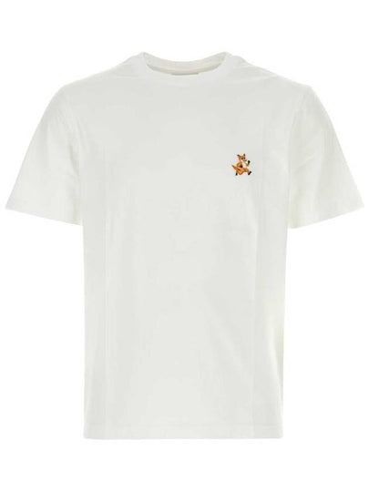 Speedy Fox Patch Comfort Short Sleeve T-Shirt White - MAISON KITSUNE - BALAAN 2