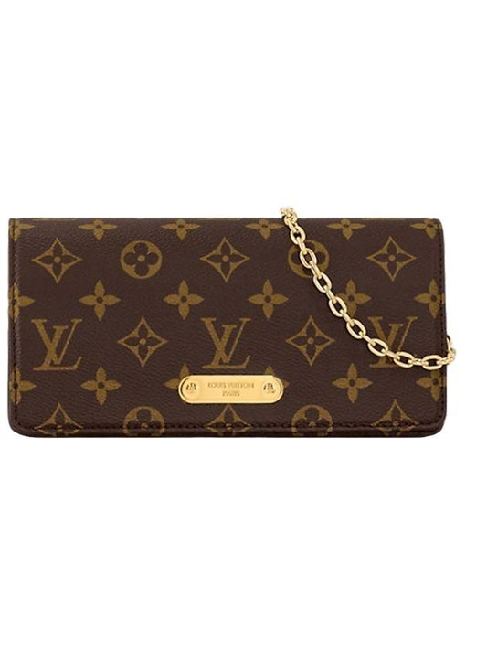 Lily Monogram Chain Shoulder Bag Brown - LOUIS VUITTON - BALAAN 1