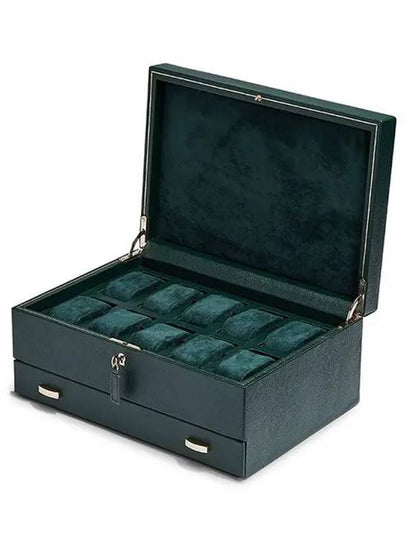 1834 British Racing 10-Unit Watch Box Green - WOLF - BALAAN 2