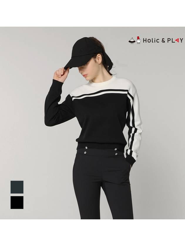 Hole-in-One Character Round Neck SweaterHD1WSW002 - HOLIC&PLAY - BALAAN 3