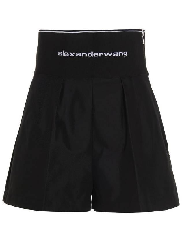 Safari Shorts in Cotton Tailoring Black - ALEXANDER WANG - BALAAN 2