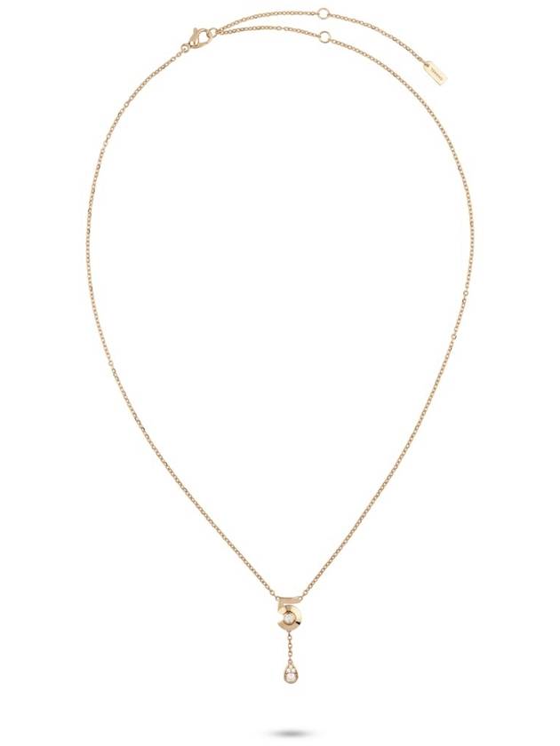 Extrait De N°5 Diamond Pendant Necklace Gold - CHANEL - BALAAN 3