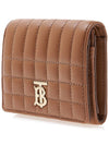 Quilted Leather Small Lola Half Wallet Brown - BURBERRY - BALAAN 3